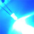 TaoTimeClub LED灯 发光二极管 3MM 圆头 白发蓝光 灯珠（10只）