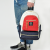 Anello 大容量时尚复古双肩包 男女运动休闲学生包手提包 AU-N0641 红白藏青拼色(日本进口)