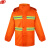 谋福 户外成人男女分体双层安全警示反光雨衣套装 防水工作服 YGC03 3XL -185