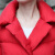 优艾丝（UAISI）白鹅绒羽绒服女中长款加厚冬季新款韩版宽松时尚潮流保暖羽绒外套 红色 XXL