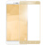 iClever小米红米Note4X钢化膜防爆玻璃膜 全屏覆盖保护膜 标配版 金色