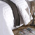 祝源白色酒店宾馆床上用品被套60支全棉白色被罩全棉三公分缎条被套单 60支纯棉加密段条被套 1米床