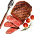 顶诺（DNUO）家庭主厨西冷牛排10份生鲜牛肉牛扒整切1300G冷冻生鲜牛肉烧烤