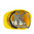 代尔塔DELTAPLUS 安全帽 工地防砸减震 建筑工人电力施工工程安全帽 102011黄色