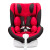 安默凯尔 汽车儿童安全座椅isofix硬接口 0-12岁360旋转坐躺可调宝宝座椅 全能盾 洛可可红
