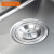 VIBORG 香港域堡 sus304欧美不锈钢纯手水槽双槽洗菜盆套装GS4R7309 简易套装1 780*430