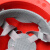 林盾 LINDUN建筑施工 ABS安全帽工地防砸帽高强度透气矿工帽 劳保 电力 工程 红色 均码 V型（1顶）