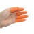 厚创 防滑指套 加厚耐磨 劳保工业乳胶点钞手指套  橙色 【M码】580只/1包
