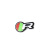 适用于捷豹改装R车标Sport运动标志RS尾标S中网标F-TYPE前标 字标 英文标 绿色