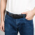 稻草人（MEXICAN）男士皮带针扣头层牛皮商务裤带休闲青年腰带MLB11099M-01