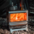 黑固 BLACK SOLID2024年新款壁炉S1轻量化露营取暖炉户外柴火炉烧烤煮茶观火炉 火立方228