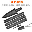 简约妮卡（jianyuenika）全能鹰摩旅救援组合工具套装多功能露营防身铁锹车载野外生存工具 标配套装