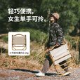 Naturehike挪客暮望超轻铝合金折叠椅户外露营椅便携式野餐钓鱼沙滩懒人椅子 卡其色小号4人露营基础套餐