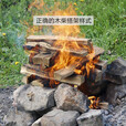 尚彡火柴火木柴露营篝火木材超耐烧壁炉硬木取暖户外烧烤干木柴真火木头 300斤短16-25cm烧烤农家灶焚火台