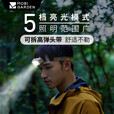 牧高笛户外头灯可调节充电照明LED头戴式亮充电夜钓夜跑照明灯 和风沙-零度头灯1200