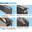 XMSJ90 73 70老式铝合金门窗卡槽式硅化毛条塑钢推拉窗出口转内销 3X9卡式毛条10米