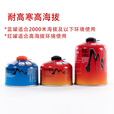 火枫（FIRE-MAPLE） 户外气罐便携扁气罐野营高山罐露营野餐安全防暴卡气炉丙烷燃料 脉鲜红罐 230克x2瓶