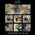 RUIGUAN 工兵铲子多功能户外工具挖土车载野外钓鱼折叠铁锹锰钢兵工铲子 5节管118CM+铲袋