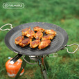 火枫（FIRE-MAPLE）户外百味煎烤盘两用露营烧烤盘麦饭石涂层不沾易清洗新品家用便携 黑色