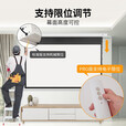 亿立C系列电动幕布嵌入式隐藏天花幕抗光幕家用投影屏幕投影仪幕布拉线幕布【上门安装】 110英寸 中长焦抗光幕