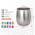 钛途（TITO TITANIUM） 纯钛杯子99.5%钛合金户外露营餐饮具水杯茶杯咖啡杯便携260mL 纯钛水杯-冰花钛色（简装）