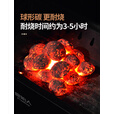 原始人烧烤炭围炉煮茶碳家用速燃果木炭竹炭钢碳室内无烟碳烤火取暖 5斤装配引燃块+碳夹