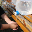 拜杰户外可折叠水桶水袋带龙头 大容量水具 家用储水箱 便携手提水袋 户外折叠水袋10L