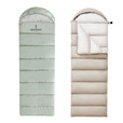 何大屋（Hodtown）睡袋成人户外应急旅行春秋冬加厚保暖露营野营午休隔脏棉睡袋  信封式睡袋绿色