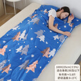 皓润琪 大童睡袋室内大人办公室午休神器秋冬季单人加厚便携式防踢被 厚100*225冰雪树林