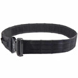 ZJZ阻击者响尾蛇通勤腰带轻量化战术腰封内外腰带多功能尼龙快拆腰带 黑色腰带 M
