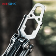 鸿丰（GRAND HARVEST）惊雷多功能工具钳折叠尖嘴钳户外露营工具钳子车载应急救援工具钳 惊雷GHK11银+批头组