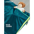 迪卡侬儿童睡防踢袋户外露营加厚保暖室内学生午休午睡旅行酒店隔脏 蓝绿色适合20°C(115cm至155cm)