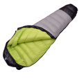 黑岩（BlackCrag） 新款D系列 木乃伊睡袋 超轻羽绒睡袋 户外成人睡袋 拼接 D700灰黑绿 右开