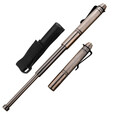 捷骜 迷你伸缩三节小棍棒自卫合法防身特工用品棍子棍棒 钛金+棍套