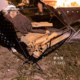 CAMPINGMOON柯曼户外柴火架T-285户外焚火木柴架子露营工具多功能铁艺置物架 【T-285】柴火架