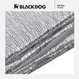 black dog黑狗防潮垫户外露营地垫加大加厚铝膜睡垫野餐隔潮防水耐脏垫子 大号防潮垫（2.4m×2.4m）