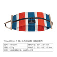 THOUS WINDS 千风户外纸巾收纳包露营车载可挂抽纸收纳防泼水随身便携纸巾盒 纸巾收纳包 红白蓝