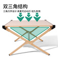 山扉山扉双面超轻蛋卷桌子全铝合金户外桌椅折叠露营便携野餐装备全套 原木色【双面全铝】轻翼滑轨桌