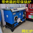 煤柴电锅炉暖气炉家用采暖炉节能取暖炉两用炉网红炉地暖锅炉新型 160型网红炉加厚款