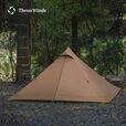 THOUS WINDS千风摩羯座双人金字塔帐篷15D涂硅轻量化徒步登山四季户外帐篷 摩羯座双人金字塔帐篷 狼棕