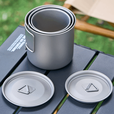 侠鹿TA1纯钛户外钛合金马克杯水杯咖啡杯露营野营套装创意便携 银灰色 220ml纯钛杯（无盖不配网袋）