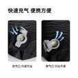 black dog户外自动充气枕头露营睡袋气垫海绵懒人旅行枕便携 自动充气枕