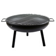 仰友烤火炉火盆烧烤架桌户外取暖碳炉烧烤炭炉围炉煮茶家用室内一全套 中号围炉