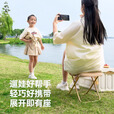 原始人户外折叠凳子露营便携式小马扎折叠椅排队手包钓鱼椅子野餐用品 米格中号【加大椅面 加粗钢管】