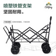 牧高笛（MOBIGARDEN） 推车大营地车户外手推车便携式露营车折叠野餐小拉车 营地车星际 100L 无刹车 -多肉绿（拓展款）