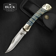 BUCK美国进口BUCK巴克黄马手工定制限量款110高端EDC折叠刀世界名刀 PANDA