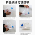 拜杰户外可折叠水桶水袋带龙头 大容量水具 家用储水箱 便携手提水袋 户外折叠水袋10L