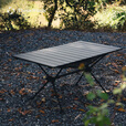 THOUS WINDS 千风户外折叠桌蛋卷桌铝合金便携式黑化露营桌椅高低两用便携桌 铝合金蛋卷桌