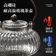 探险者（TAN XIAN ZHE）围炉煮茶壶套装玻璃茶壶茶具泡茶家用煮茶器耐高温明火电陶炉通用 水晶南瓜玻璃杯*6