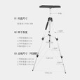 鲸米（JINGMI）投影仪支架加厚铝合金落地托盘三脚架TS150家用办公便携移动伸缩三档可调节高度
